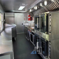 Camion de restauration rapide de 16 pieds avec équipement de cuisine complet, camion de vente de café, caravane
