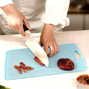 Cutting <b>Board</b> Silicone Cutting <b>Board</b> with Grooves Kitchen Accessory <b>Tools</b> Mildew Proof Cutting <b>Board</b> - Product Image 2