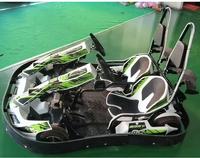 Go-Kart eléctrico de doble asiento para niños y adultos Motor alimentado por batería de litio para diversión al aire libre