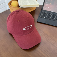 Gorra de Béisbol de 6 Paneles con Bordado de Marca Estilo Americano, Unisex, Ajustable, Estiliza el Rostro