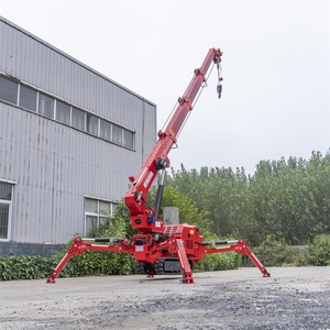 Grúa Araña de 2 Toneladas con Control Remoto y Canasta Colgante para Elevación en Construcción - Product Image 5
