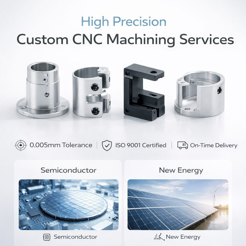 CNC Components for Ion Implanters CNC