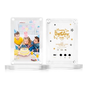 Lecteur publicitaire Cadre photo numérique <span class=keywords><strong>en</strong></span> acrylique <span class=keywords><strong>Transparent</strong></span> Cristal Usingwin Écran LCD 7 pouces Prise <span class=keywords><strong>en</strong></span> charge de l'affichage d'images et de vidéos - Product Image 1