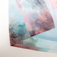 Robe de soirée sans manches de luxe personnalisée, tie-dye, robe moulante imprimée en mousseline de soie pour femmes, haut de gamme, pour soirée, 2025
