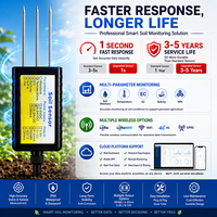Capteur de surveillance de la température du sol numérique RS485 amélioré avec connecteur étanche SP13 pour système d'irrigation agricole intelligent