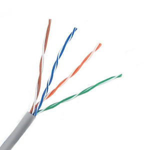 Kabel Jaringan UTP Cat5e Kecepatan Tinggi 305m Kustom Pabrik 24AWG Inti Tembaga Murni Padat 100MHz 100Mbps Ethernet LAN - Product Image 1