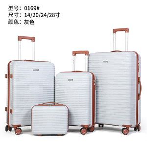 Luxury Large 3-Piece Hardside Luggage Set with 4-Wheel 360 Spinner Lock <strong>Trolley</strong>-Wholesale PP Suitcases - Product Image 6