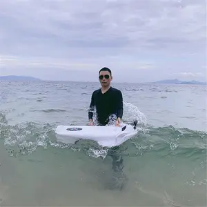 2024 barca Scooter mare, 15 KM/H Max batteria motorizzata Mini Jet Surf acqua di salvataggio Jetboard elettrico/tavola da Surf per la vendita