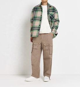 2024 nueva temporada camisa gruesa a <span class=keywords><strong>cuadros</strong></span> para <span class=keywords><strong>hombre</strong></span> estilo de moda chaqueta a <span class=keywords><strong>cuadros</strong></span> de alta calidad - Product Image 4