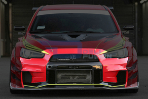 Parachoques delantero estilo VRSV3 para MITSUBISHI Evolution X EVO10 CZ4A 2008-2016 (Se puede usar con el kit ancho VRSV2 y el kit Ultimate VRS17) - Product Image 2