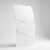Revêtement mural en PVC imitation marbre blanc, flexible, 5-8 mm, imperméable, panneau mural décoratif en bambou et charbon de bois pour la décoration murale