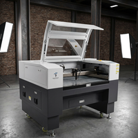 Cortadora Láser 6090 de 80W/100W CNC, Máquina de Grabado y Corte Láser CO2 6090 con Cámara CDD para Corte de Contorno Disponible