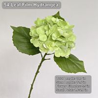 Fleurs d'hortensia artificielles HGA, toucher réel, vente en gros, fleurs d'hortensia artificielles en vrac, OEM ODM pour la décoration d'arche de mariage
