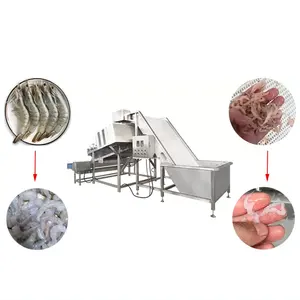 Peeler Electric Small Stainless Steel Shrimp Full Automatic Fish Meat Pluck Picking Collecting Machine