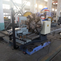 Ck64125 Chine Type de plancher 1250mm Diamètre de tournage CNC Face Tour Machine pour bride