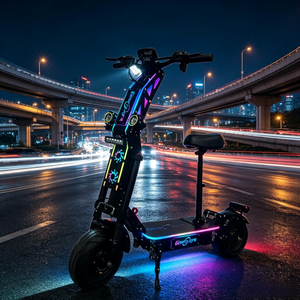 Scooter électrique tout-terrain 60-250 km d'autonomie, Geofought G14, 72V, 10000W, double moteur, démarrage NFC, 40-100AH, étanche, 13/14 pouces - Product Image 1