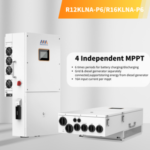 <span class=keywords><strong>48V</strong></span> 메가레보 저전압 배터리 12kW 16kW 분리형 순수 정현파 하이브리드 태양광 인버터 4 MPPT 태양광 충전 컨트롤러 - Product Image 3