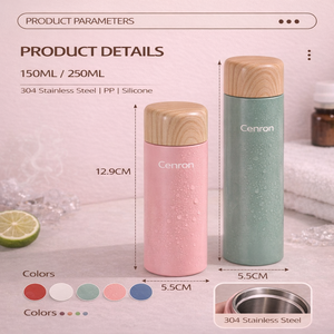 Gobelet thermique en acier inoxydable résistant au froid pour la maison, bouteille d'eau isolante de 6 à 12 heures pour les voyages, vaisselle sous vide - Product Image 4