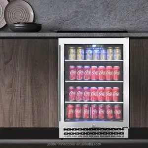 卸売ガラスドアコーラ飲料ビールクーラーディスプレイ飲料冷蔵庫150L