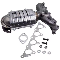 Convertidor Catalítico de Tres Vías de Alta Calidad BingChuan para Hyundai Accent/Kia Rio5 1.6L 2006-2011, Acero Inoxidable/Cerámica