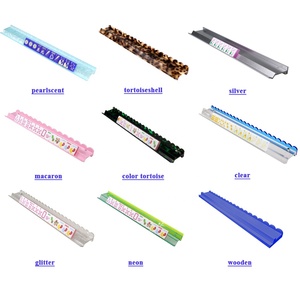 Juego de Empujadores de Mahjong de Tamaño y Color Personalizados, Rojo Sólido, Hechos a Mano, Acrílicos, <span class=keywords><strong>con</strong></span> Bordes Festoneados - Product Image 6