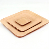 2024 vente chaude meilleure vente assiettes en bambou assiettes en bambou jetables produits en bois de bambou