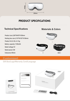 Hot Selling Factory Luftdruck Vibration Bluetooth Musik Soft Feel Musik Digitales Augen massage gerät
