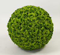 Boule de fleurs artificielles rondes en gros, rose, blanche, violette, pour décoration de cérémonie de mariage
