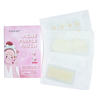HODAF Patch anti-boutons en forme d'étoile, autocollant hydrocolloïde jetable, respectueux de la peau, design mignon pour les soins quotidiens du visage à domicile