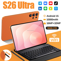 Tablet de Alto Rendimiento S26 Ultra para Negocios y Oficina con Lápiz Óptico, 10.1 Pulgadas, 10000mAh, 16GB+1TB, Android 15