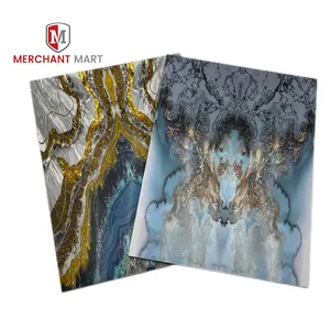 Pvc Marmeren Plaat Uv Marmer Blad 3d Gedrukt Muur Decoratief Paneel China Fabriek Professionele Fabrikant