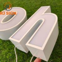 Lettres lumineuses LED 3D personnalisées, enseignes électroniques, signalétique commerciale en acrylique, enseigne de pizzeria, publicité extérieure pour restaurant, IP65