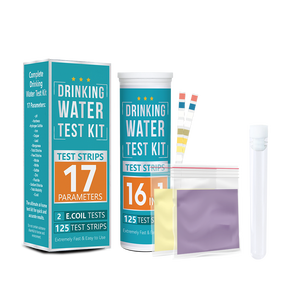 Fabricant de kits de test d'eau 17 en 1 pour robinet d'eau potable et <span class=keywords><strong>kit</strong></span> de test d'eau de puits pour le plomb, la dureté, le fer, le pH et plus encore - Product Image 1