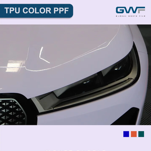 Film de protection de véhicule GWFFILM Color Ppf Tpu Morandi Purple TPU PPF auto-réparant anti-rayures, rouleaux de film de protection pour voiture - Product Image 3
