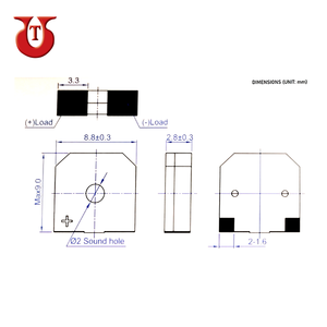 ผู้ผลิตมืออาชีพที่ดีที่สุดในประเทศจีนการรับรองคุณภาพ SMD LCP Buzzer Transducer แม่เหล็ก - Product Image 2