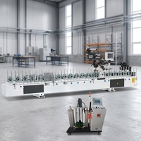 Machine d'enroulement de profilés à colle chaude PUR efficace avec commande PLC, moteur et roulement pour une utilisation facile sur les portes en aluminium