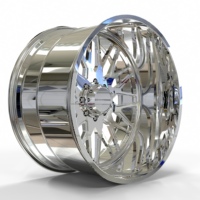 Jantes de camion forgées monobloc polies sur mesure 20X12 22x12 24x14 26x12 26x14 26x16 28x16 30X16 8x170 8x180 pour Ford GMC CHEVY
