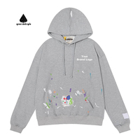 Sweat-shirt à capuche pour femme de haute qualité, impression personnalisée, style hip-hop, graffiti urbain, sweat-shirt oversize unisexe avec slogan