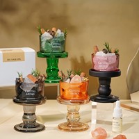 Diffuseur en verre et pierre 10 ml pour huiles essentielles, sans BPA, sans alcool, écologique, diffuseur de parfum d'intérieur, coffret cadeau naturel pour chambre à coucher