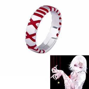 <span class=keywords><strong>Anillo</strong></span> Metálico Ajustable de Anime <span class=keywords><strong>Tokyo</strong></span> <span class=keywords><strong>Ghoul</strong></span> JUZO SUZUYA REI, Cosplay, Artesanía en Metal - Product Image 1