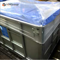 Conteneur de stockage pliable et empilable sur mesure pour entrepôt, en métal, longue durée de vie, fiable