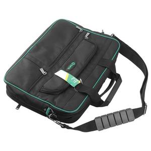 Sac à dos en toile de polyester à double ouverture personnalisé, portable avec fermeture à glissière pour usage spécial - Product Image 5