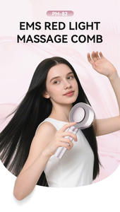 Cepillo Eléctrico para Masaje del Cuero Cabelludo con Luz LED Roja, Dispositivo Anticaída y Crecimiento del Cabello con Aplicador de Aceite - Product Image 2