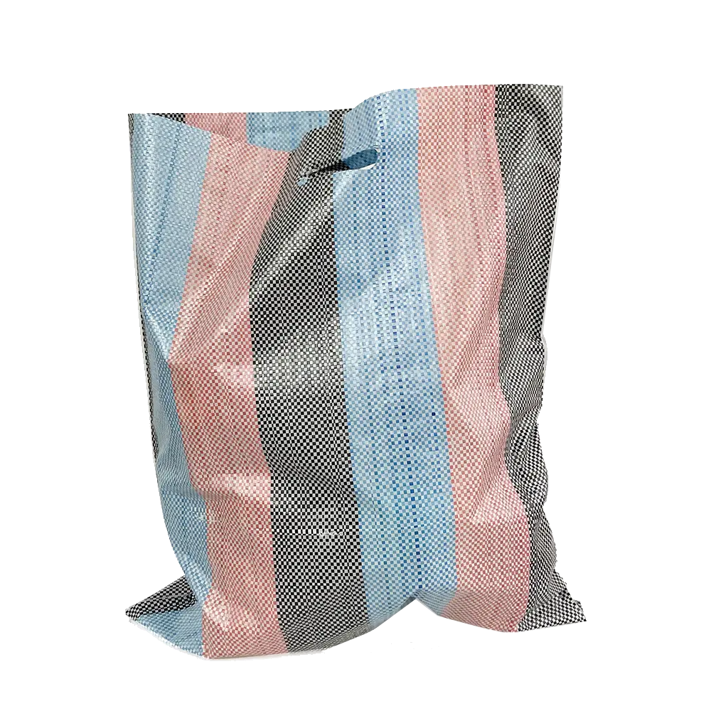 Colorful Plastic Handle Shopping Bags Private Label Custom Logo Packaging Bags Vendor