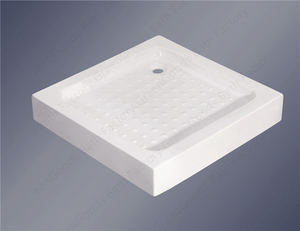 Plateau <span class=keywords><strong>de</strong></span> <span class=keywords><strong>douche</strong></span> <span class=keywords><strong>en</strong></span> résine acrylique, coupé à la taille, Surface <span class=keywords><strong>de</strong></span> la <span class=keywords><strong>douche</strong></span> - Product Image 2