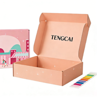 Coffret Cadeau Beauté Naturelle Personnalisable avec Logo, Emballage Ondulé Écologique, Lamination Mate, Gaufrage, Doublure Éponge, Recyclable, Soins Personnels
