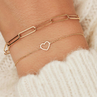 Clip Chaîne Réglable Bracelet Hip Hop Bijoux Lien Bracelet Pulsera De Moda Bracelet Réglable