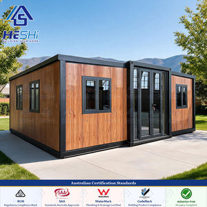 AU Standards 20Ft 40Ft Prefabricated <b>Container</b> Expandable House 1 2 3 4 5 Bedroom Folding Kitchen Tiny Home Villa - Product Image 1