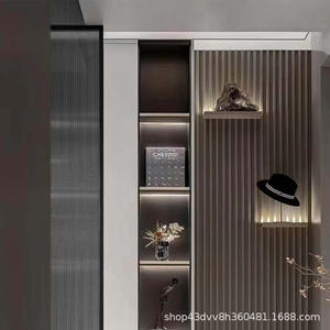 แผ่นผนังพีวีซี WPC สไตล์ยุโรปที่ทันสมัยดีไซน์คลาสสิกพร้อมฟังก์ชั่นกันน้ำ - Product Image 3