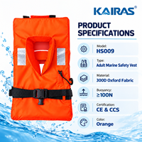 Gilet de flottabilité pour sports nautiques pour adultes, gilet réfléchissant en Oxford 300D pour la navigation de plaisance, la pêche, le kayak